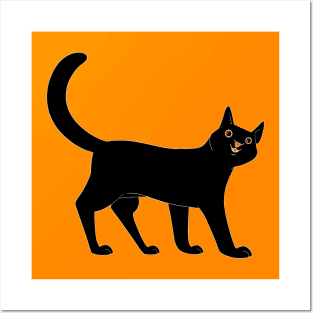 Spooky Cat Posters and Art